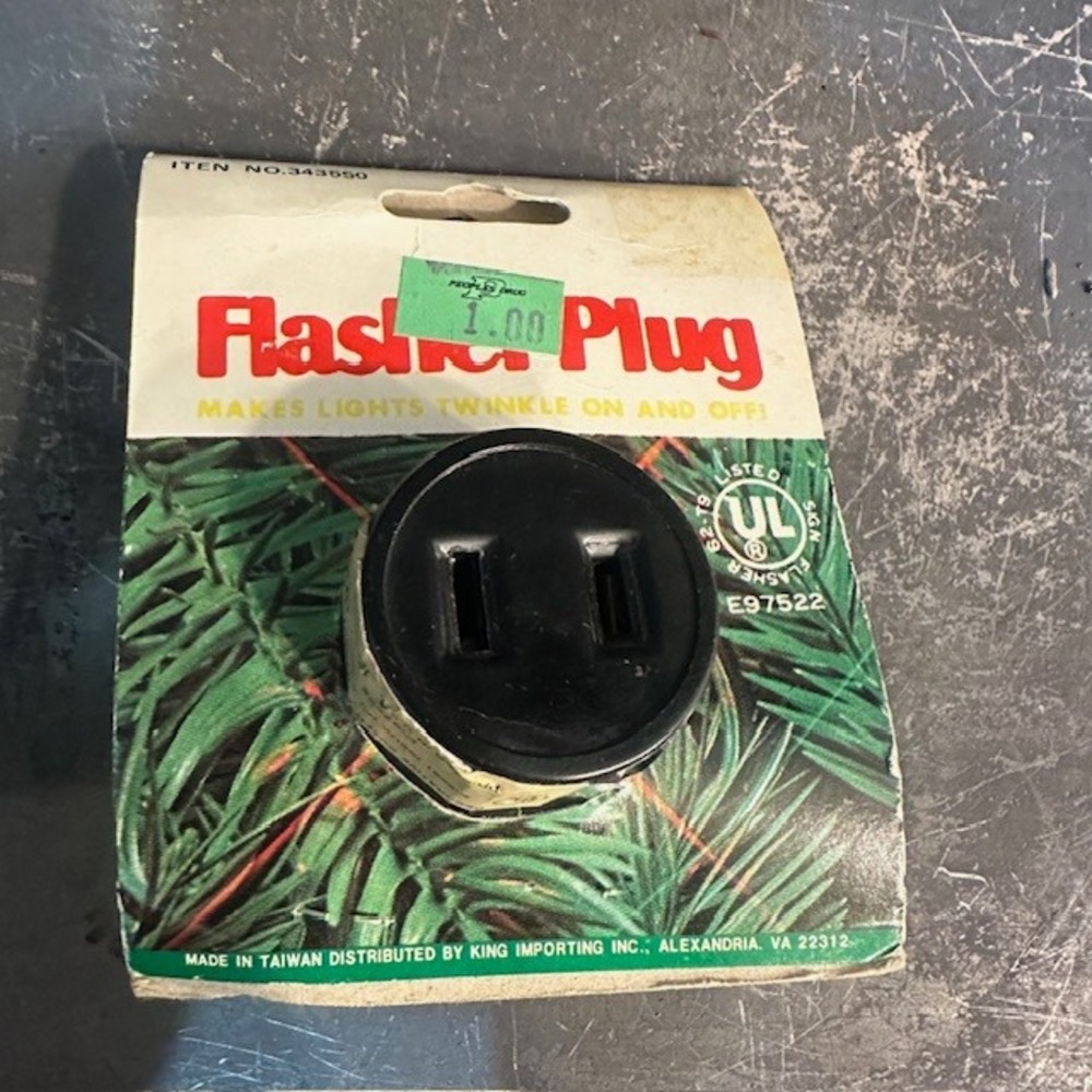 King Importing Flasher Plug Makes Lights Twinkle On Off